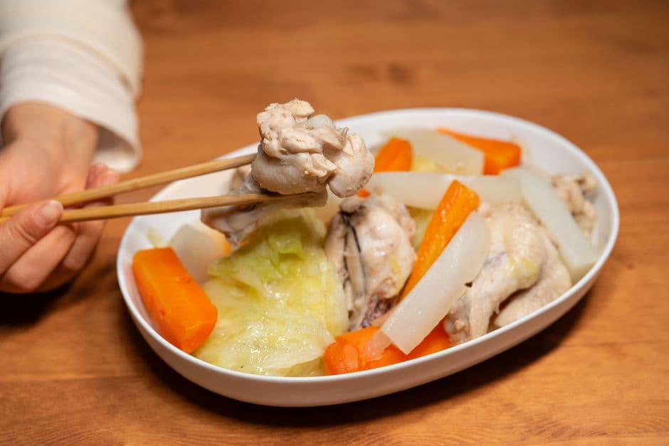 Тушёная капуста с курицей — фото блюда
